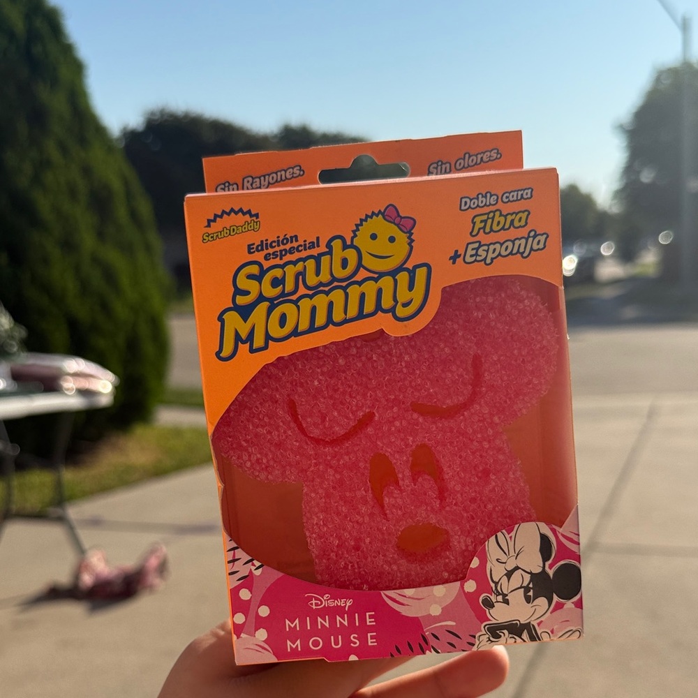 Disney Minnie Mouse Scrub Mommy Sponge - Pink